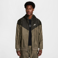 Nike Tech Sportswear Windrunner Trainingspak Woven Olijfgroen Zwart Wit