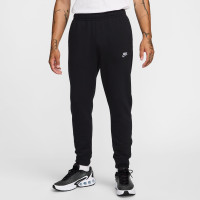Nike Sportswear Club Fleece Crew Trainingspak Zwart Wit Zilver