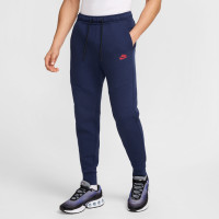 Nike Tech Fleece Trainingspak Sportswear Donkerblauw Beige Rood