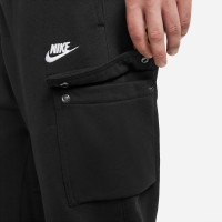 Nike Sportswear Fleece Club Cargobroek Zwart Wit