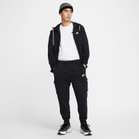 Nike Sportswear Fleece Club Cargobroek Zwart Wit