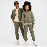 Nike Sportswear Club Vest Fleece Kids Olijfgroen Wit
