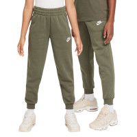 Nike Sportswear Club Joggingbroek Fleece Kids Olijfgroen Wit