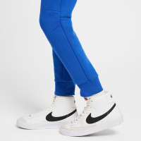 Nike Tech Fleece Trainingspak Sportswear Kids Blauw Zwart