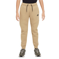 Nike Tech Fleece Sportswear Sweat Pants Kids Sand Brown Black