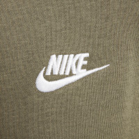 Nike Sportswear Fleece Club Crew Trainingspak Kids Olijfgroen Wit