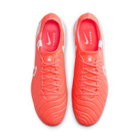 Nike Tiempo Legend 10 Elite Kunstgras Voetbalschoenen (AG) Felrood Wit