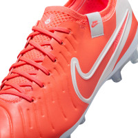Nike Tiempo Legend 10 Elite Kunstgras Voetbalschoenen (AG) Felrood Wit