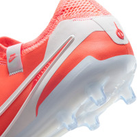Nike Tiempo Legend 10 Elite Kunstgras Voetbalschoenen (AG) Felrood Wit