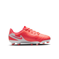 Nike Tiempo Legend 10 Academy Grass/Artificial Grass Football Shoes (MG) Kids Bright Red White