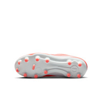Nike Tiempo Legend 10 Academy Grass/Artificial Grass Football Shoes (MG) Kids Bright Red White