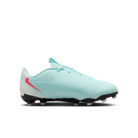 Nike Phantom GX Academy II Gras / Kunstgras Voetbalschoenen (MG) Kids Mintgroen Rood Zwart