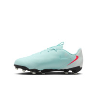 Nike Phantom GX Academy II Gras / Kunstgras Voetbalschoenen (MG) Kids Mintgroen Rood Zwart