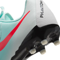 Nike Phantom GX Academy II Gras / Kunstgras Voetbalschoenen (MG) Kids Mintgroen Rood Zwart