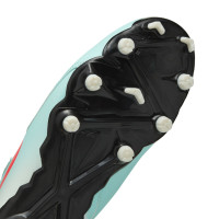 Nike Phantom GX Academy II Gras / Kunstgras Voetbalschoenen (MG) Kids Mintgroen Rood Zwart
