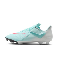 Nike Phantom GX Academy II Easyon Gras / Kunstgras Voetbalschoenen (MG) Mintgroen Rood Zwart
