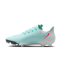 Nike Phantom GX Academy II Easyon Gras / Kunstgras Voetbalschoenen (MG) Mintgroen Rood Zwart