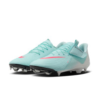 Nike Phantom GX Academy II Easyon Gras / Kunstgras Voetbalschoenen (MG) Mintgroen Rood Zwart