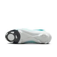 Nike Phantom GX Academy II Easyon Gras / Kunstgras Voetbalschoenen (MG) Mintgroen Rood Zwart