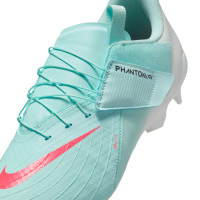 Nike Phantom GX Academy II Easyon Gras / Kunstgras Voetbalschoenen (MG) Mintgroen Rood Zwart