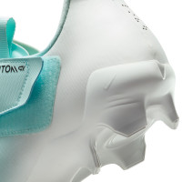 Nike Phantom GX Academy II Easyon Gras / Kunstgras Voetbalschoenen (MG) Mintgroen Rood Zwart