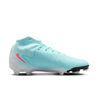 Nike Phantom Luna Academy II Gras / Kunstgras Voetbalschoenen (MG) Mintgroen Rood Zwart