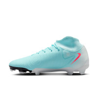 Nike Phantom Luna Academy II Gras / Kunstgras Voetbalschoenen (MG) Mintgroen Rood Zwart