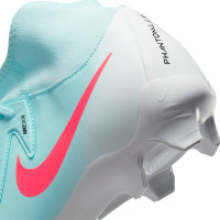 Nike Phantom Luna Academy II Gras / Kunstgras Voetbalschoenen (MG) Mintgroen Rood Zwart