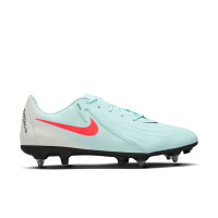 Nike Phantom GX Academy II Iron-Nop Football Shoes (SG) Anti-Clog Mint Green Red Black