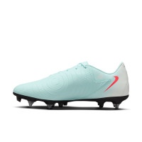 Nike Phantom GX Academy II Iron-Nop Football Shoes (SG) Anti-Clog Mint Green Red Black