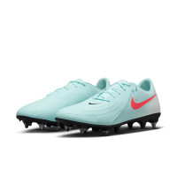 Nike Phantom GX Academy II Iron-Nop Football Shoes (SG) Anti-Clog Mint Green Red Black