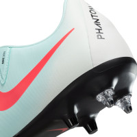 Nike Phantom GX Academy II Iron-Nop Football Shoes (SG) Anti-Clog Mint Green Red Black