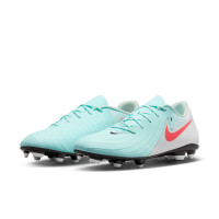 Nike Phantom GX Club II Gras / Kunstgras Voetbalschoenen (MG) Mintgroen Rood Zwart