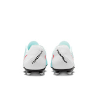 Nike Phantom GX Club II Gras / Kunstgras Voetbalschoenen (MG) Mintgroen Rood Zwart