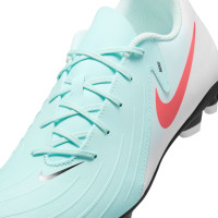 Nike Phantom GX Club II Gras / Kunstgras Voetbalschoenen (MG) Mintgroen Rood Zwart