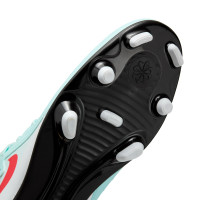 Nike Phantom GX Club II Gras / Kunstgras Voetbalschoenen (MG) Mintgroen Rood Zwart