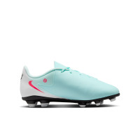 Nike Phantom GX Club II Gras / Kunstgras Voetbalschoenen (MG) Kids Mintgroen Rood Zwart