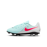 Nike Phantom GX Club II Gras / Kunstgras Voetbalschoenen (MG) Kids Mintgroen Rood Zwart