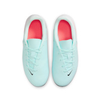 Nike Phantom GX Club II Gras / Kunstgras Voetbalschoenen (MG) Kids Mintgroen Rood Zwart