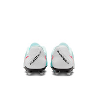 Nike Phantom GX Club II Gras / Kunstgras Voetbalschoenen (MG) Kids Mintgroen Rood Zwart