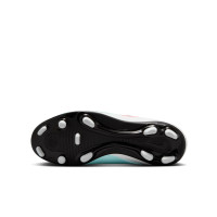 Nike Phantom GX Club II Gras / Kunstgras Voetbalschoenen (MG) Kids Mintgroen Rood Zwart