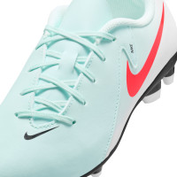 Nike Phantom GX Club II Gras / Kunstgras Voetbalschoenen (MG) Kids Mintgroen Rood Zwart