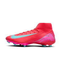 Nike Zoom Mercurial Superfly Academy 10 Gras / Kunstgras Voetbalschoenen (MG) Rood Turquoise Roze