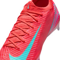 Nike Zoom Mercurial Vapor Elite 16 Gras Voetbalschoenen (FG) Rood Turquoise Roze