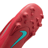 Nike Mercurial Vapor Club 16 Grass/Artificial Grass Football Shoes (MG) Toddlers Red Turquoise Pink