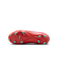 Nike Zoom Mercurial Superfly Academy 10 Gras / Kunstgras Voetbalschoenen (MG) Kids Rood Turquoise Roze