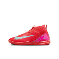 Nike Zoom Mercurial Superfly Academy 10 Zaalvoetbalschoenen (IN) Kids Rood Turquoise Roze