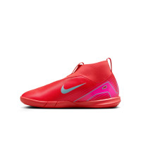 Nike Zoom Mercurial Superfly Academy 10 Zaalvoetbalschoenen (IN) Kids Rood Turquoise Roze