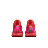 Nike Zoom Mercurial Superfly Academy 10 Zaalvoetbalschoenen (IN) Kids Rood Turquoise Roze