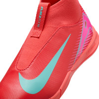 Nike Zoom Mercurial Superfly Academy 10 Zaalvoetbalschoenen (IN) Kids Rood Turquoise Roze